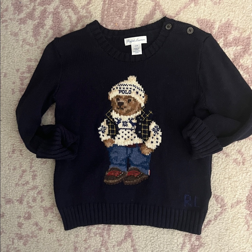 Ralph Lauren Polo Bear Sweater Kids